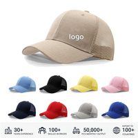 Casquette de camionneur personnalisée en maille polyester, casquette de sport de haute qualité pour enfants, respirante et offrant une protection solaire