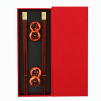 Boîte cadeau repose-baguettes en céramique biodégradable à thème panda, vaisselle de style chinois, design culturel et créatif, souvenir tendance pour