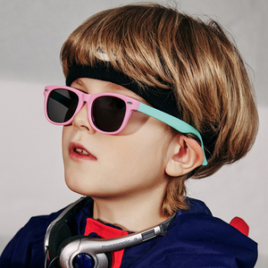 <span class=keywords><strong>Occhiali</strong></span> <span class=keywords><strong>da</strong></span> <span class=keywords><strong>sole</strong></span> per bambini polarizzati bambini classici all'ingrosso Gel di silice Anti-ultravioletti - Product Image 2