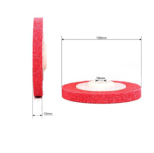 Ruota in fibra con coperchio 100*16 lucidatura smerigliatrice angolare in acciaio inossidabile ruota in nylon - Product Image 4