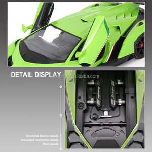 1:14 Scale <strong>Lamborghini</strong> Veneno Metal Sport <strong>Car</strong> Model 2.4G RC Racing <strong>Car</strong> 4-Channel <strong>Remote</strong> <strong>Control</strong> 20m Range Manual Door Opening - Product Image 3