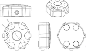 Is101 thiết bị đầu cuối phương tiện vệ tinh Iridium thiết bị tất cả trong một gắn trên xe cho các ứng dụng điều hướng truyền thông ô tô - Product Image 2