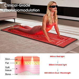 Nouveau tapis de luminothérapie professionnelle OEM 2026 pour le yoga, double bande 660nm 850nm pour la maison - Product Image 2