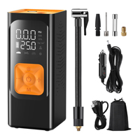 Compresseur d'air sans fil Nexest 150 PSI 120W 2-en-1 avec batterie externe 6000 mAh pour voiture, vente en gros OEM