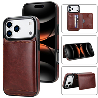 Étui à rabat en cuir PU de qualité supérieure avec béquille pour Samsung 117 16 15 Pro, fermeture magnétique, antichoc, porte-cartes, anti-traces de doigts