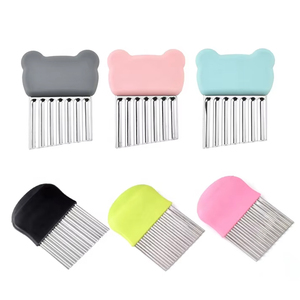 Couteau de cuisine 2026, lame en acier inoxydable, coupe-légumes, coupe-pommes de terre ondulé, couteau ondulé, hachoir ondulé - Product Image 1