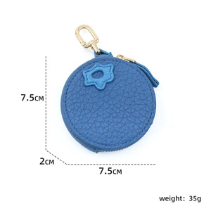 Porte-clés et porte-monnaie personnalisé en forme de fruit ou de légume avec fermeture éclair, breloque de sac à <span class=keywords><strong>main</strong></span> - Product Image 6