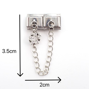 Italian Style Modular Bracelet Pendant Series Personalized Assembly Chain with Tail Hook Fashionable <b>Charm</b> Jewelry - Product Image 3