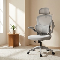 Chaise de bureau ergonomique la moins chère, design moderne, confortable, avec accoudoirs et dossier mobiles – Vente flash