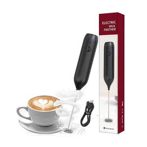 Mousseur à lait électrique portatif rechargeable par USB, écologique et puissant, pour cappuccino, mélangeur de boissons, nouveauté, en gros et en stock - Product Image 1