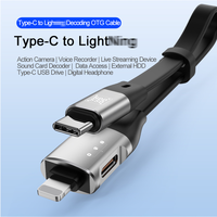 Cable de Carga 3 en 1 Tipo-C de 8 Pines TPE, Carga Rápida Simultánea, Transferencia de Datos de Alta Velocidad para Teléfono Móvil IOS, Computadora Portátil, PC, Cámara