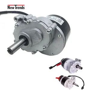 Mymy1016z 250W 24V DC fırçalanmış yüksek tork 75 120 160 RPM elektrikli tekerlekli sandalye biçme motoru elektromanyetik fren Robot Caddy