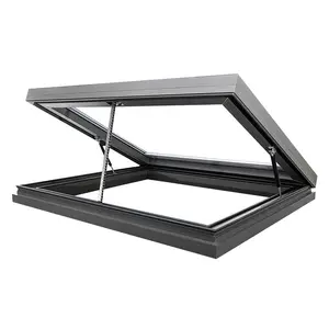 Australian Standard New Simple Design Custom Aluminium Tempered Glass Skylight Windows