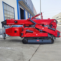 Grue araignée sur chenilles de 10 tonnes pour levage en intérieur, mini-grue araignée de 3 à 5 tonnes