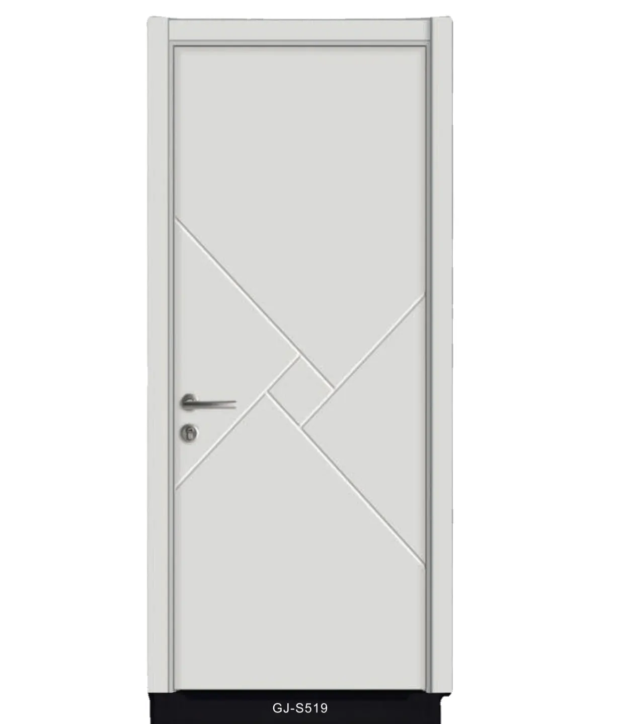 GJ-S519 الايطالية الراقية الجمالية تصميم القشرة باب خشبي MDF /Soild اللوحة الخشب الباب