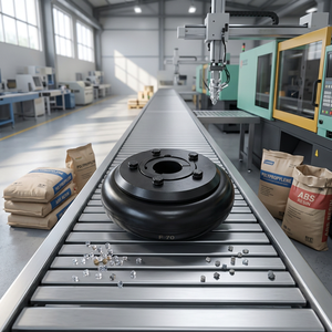 High-quality F Series F90 Flexible Tire <b>Plastic</b> Rubber Coupling - Product Image 1