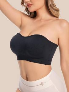 Sujetador sin tirantes LUOYI de fábrica, sin costuras, antideslizante, <span class=keywords><strong>talla</strong></span> grande, bralette de alta calidad para uso diario de chicas con busto grande. - Product Image 3
