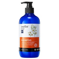 Shampooing SADOER à la Camomille Rafraîchissant et Contrôle du Sébum 500ml - 98% de suppression des graisses, Apaise le cuir chevelu, pH 6.0-6.6, Volume et Souplesse