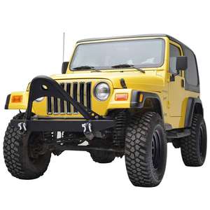 Offre Spéciale Hors Route Pièces De Rechange En Acier Pare-chocs Avant Avec D-anneaux pour TJ NOIR Pare-chocs Avant Garde Pour Wrangler <span class=keywords><strong>YJ</strong></span> 87-06 - Product Image 5