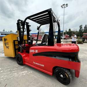 1,5 toneladas 2 toneladas 3 M 4 m 5 M 4,5 m 1,5 toneladas 4 ruedas carretilla elevadora eléctrica alta potencia coche pequeño - Product Image 3