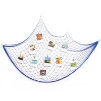 Dekorasi Dinding Jaring Ikan Gaya Laut Kreatif Langsung dari Pabrik, Latar Belakang Foto, Dekorasi Rumah Restoran, Aksesoris Gantung