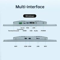 PC industriel embarqué de 21,5 pouces, écran multi-touch au format 16:9, ordinateur à écran tactile industriel, Windows 11