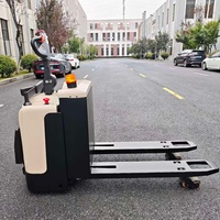 Chariot à palettes à batterie de grande capacité 4 tonnes pour l'entrepôt et le chargement de conteneurs