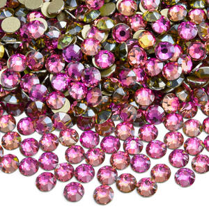 คริสตัล OLeeya Premium 2088 แบบขายส่ง 16 เหลี่ยม Xirius AB คริสตัลฐานสีทอง แบบหลังแบน สำหรับตกแต่งเสื้อผ้า - Product Image 2