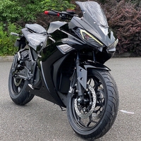 Vente en gros bon marché Moto électrique 5000W à grande vitesse E Scooter Moto de course pour adulte