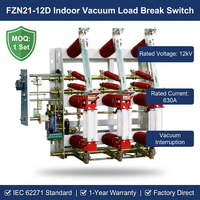 Interrupteur de coupure sous vide haute tension intérieur FZN21-12D avec unité combinée fusible 12kV 630A Norme IEC Usine