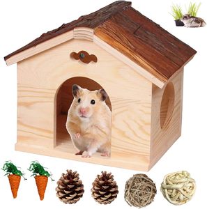 <span class=keywords><strong>Maison</strong></span> en bois de cochon d'Inde fenêtre animaux de compagnie grande <span class=keywords><strong>cabane</strong></span> de jeu pour gerbille furet écureuil rats souris hérisson <span class=keywords><strong>maison</strong></span> en bois - Product Image 2