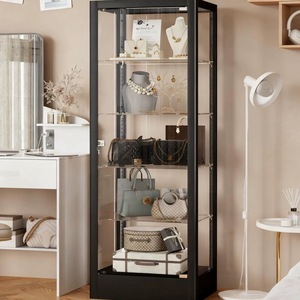 Vitrine de rangement avec porte en verre - Vitrine anti-poussière pour boutique et usage domestique - Product Image 1