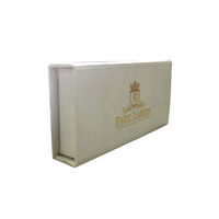 Boîte d'emballage magnétique de luxe blanche pour cils, personnalisable avec logo, étui de rangement pour cils pour marques de beauté et grossistes