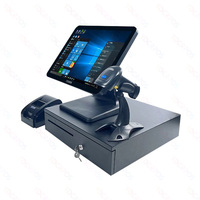 Terminal tactile multifonctionnel avec imprimante de reçus, lecteur de cartes, caisse enregistreuse, combo POS