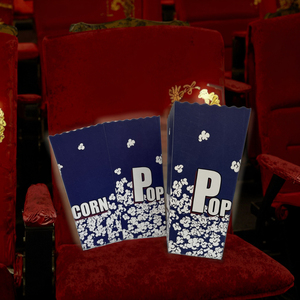Gobelet en papier jetable à paroi simple pour popcorn, chaud ou froid, avec logo, emballage pour cinéma - Product Image 3