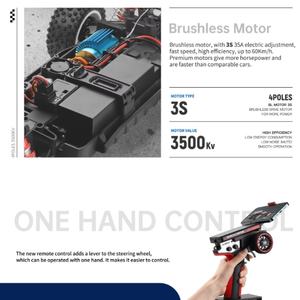 Nouvelle Arrivée WLToys 124008 Voiture RC 3S Batterie Super Puissante Brushless 1:12 2.4G 4x4 Télécommandée Course Tout-Terrain Drift Jouets - Product Image 5