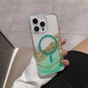 เคสแม่เหล็กแบบแข็งสุดหรูสำหรับ iPhone 17 16 14 15 13 12 11 <span class=keywords><strong>Pro</strong></span> กากเพชรเคสชาร์จโทรศัพท์มือถือแบบไร้สาย - Product Image 5