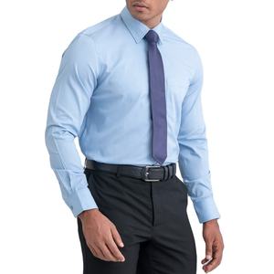 Chemise formelle boutonnée pour hommes Excellente qualité Budget Prix compétitif Logo personnalisé Respirant Vêtements de bureau - Product Image 1