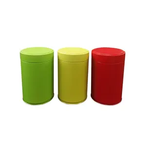Bulk 4 Colored Airtight Milk Powder Storage Tin Metal Coffee Tin Box