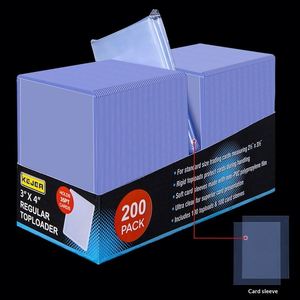 Lot de 50 protège-cartes 3'x4' à chargement par le haut + 35pt en plastique rigide avancé avec impression couleur intégrale, boîte cadeau pour jeux de société - Product Image 3