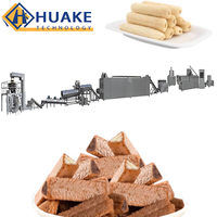 Ligne de production entièrement automatique de snacks de riz soufflé fourrés