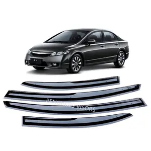 Cheapest Vehicles Accessories The Deflectors Mugen Window Door Visors For Honda Civic 2006-2011