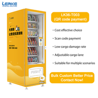 Máquina Expendedora de Bebidas y Snacks con Sistema de Refrigeración por Compresor, Pantalla Táctil, Color Personalizado, Habilitado para SDK y Basado en la Nube
