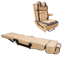 Siège-lit pliant multifonctionnel pour camping-car, fourgonnette et véhicule de loisirs, largement utilisé pour la personnalisation de luxe des MPV et des fourgonnettes.