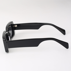 Gafas de Sol de Acetato con Montura Completa Rectangular Estrecha para Mujer, Protección UV400 100%, Protección Solar, En Stock - Product Image 5