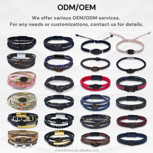 NFC <span class=keywords><strong>Bracelet</strong></span> intelligent en <span class=keywords><strong>cuir</strong></span> de coquille de noix de coco boucle magnétique 13.56MHz RFID contrôle d'accès à l'hôtel OEM/ODM <span class=keywords><strong>Bracelet</strong></span> intelligent pour - Product Image 1