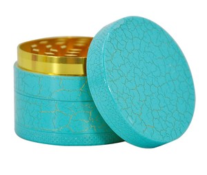Recién llegado, aspecto especial de jadeo de grietas, molinillo de hierbas de zinc de 2,5 pulgadas para especias - Product Image 5