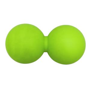 ลูกบอลนวดซิลิโคนถั่วลิสงสำหรับโยคะอุปกรณ์ยิมลูกบอลสองชั้นทำโลโก้ตามสั่งจากซิลิกาเจล - Product Image 1