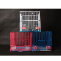 Cage à oiseaux portable moderne, petite cage à perroquet avec construction en fil d'acier