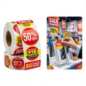 Custom Waterproof Adhesive Vinyl Die Cut Transparent <b>Stickers</b> for Gift & Craft OEM/ODM Available - Product Image 1